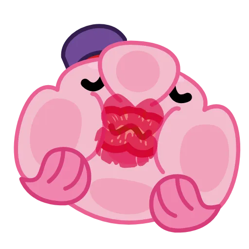 💋 Эмодзи «🤨 Mr. Blob emoji» для Telegram
