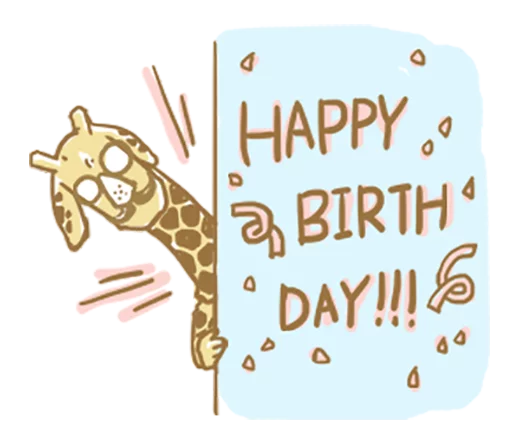 🎉 Стикер «Mr.Giraffe» для Telegram