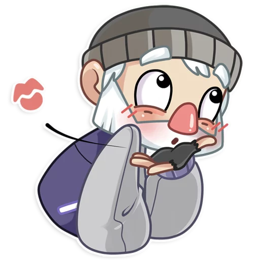 😘 Стикер «Mr. Hobo» для Telegram