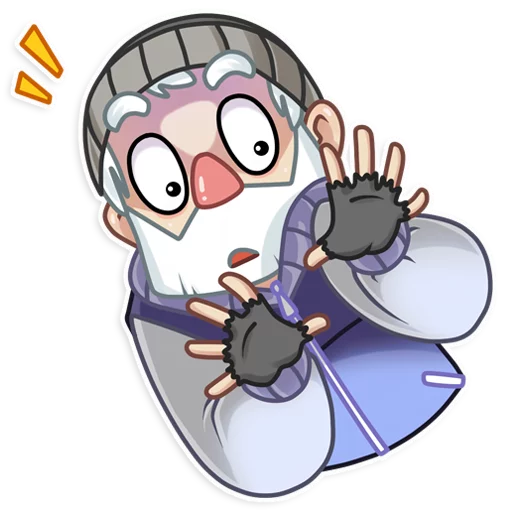 😨 Стикер «Mr. Hobo» для Telegram