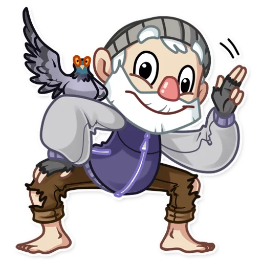 👋 Стикер «Mr. Hobo» для Telegram