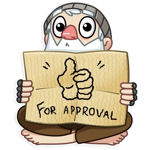 👍 Стикер «Mr. Hobo» для Telegram