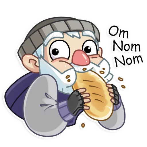 😋 Стикер «Mr. Hobo» для Telegram
