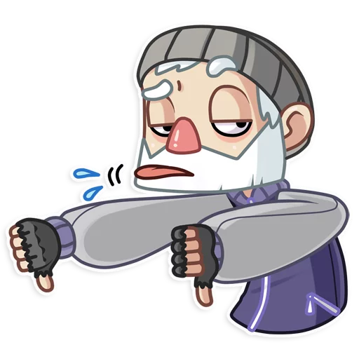 👎 Стикер «Mr. Hobo» для Telegram