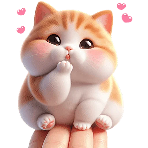 😘 Стикер «Микро котики» для Telegram