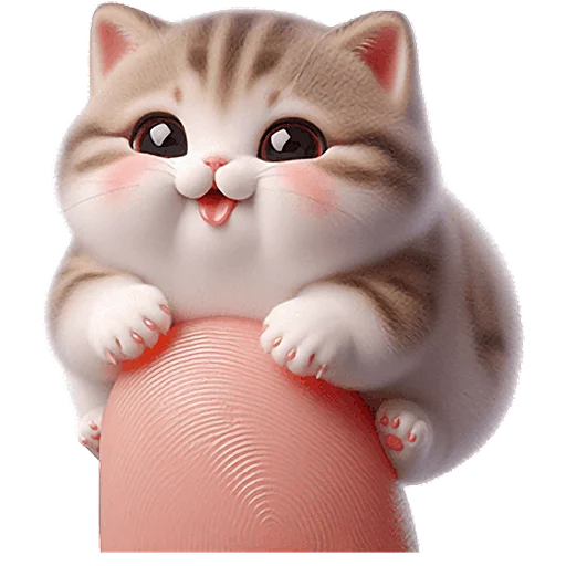 🥺 Стикер «Микро котики» для Telegram