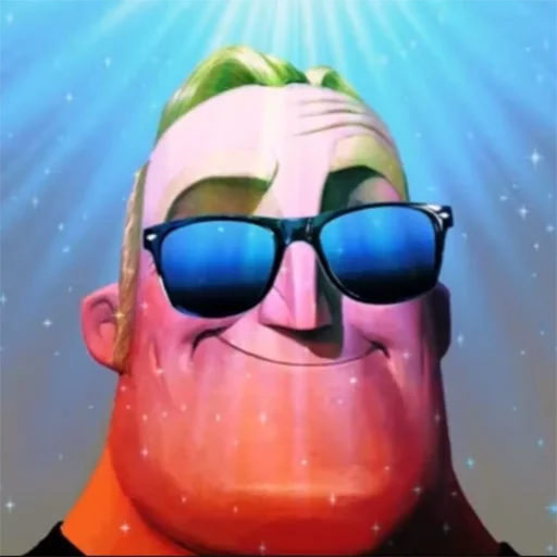 😎 Стикер «Mr. Incredible goes...» для Telegram