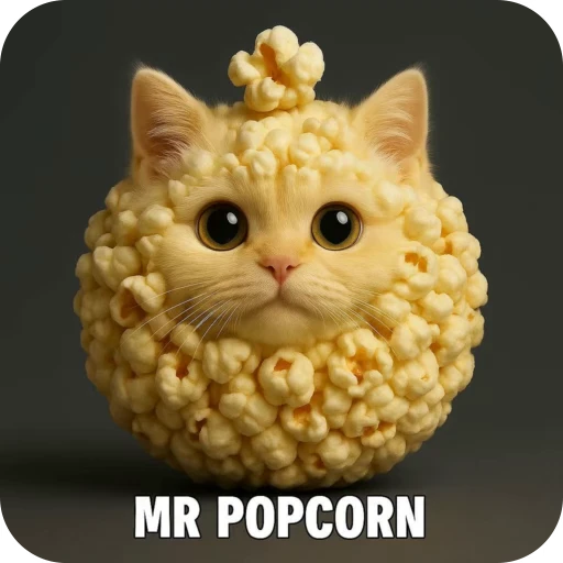 🍿 Стикер «MR KOT» для Telegram