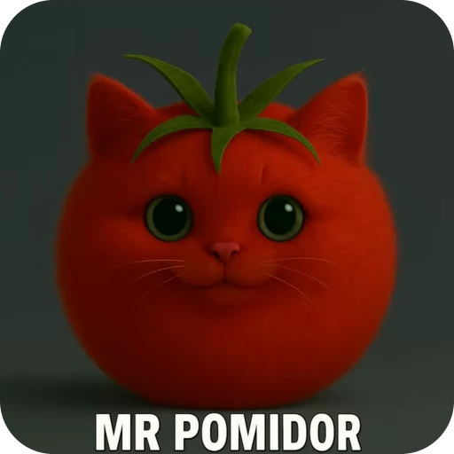 🍅 Стикер «MR KOT» для Telegram