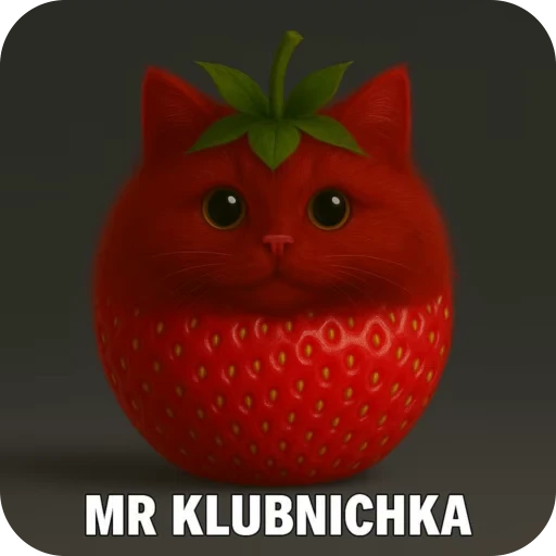 🍓 Стикер «MR KOT» для Telegram