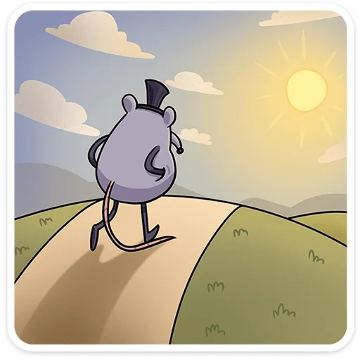 🌟 Стикер «Мистер Крыс 2.0» для Telegram