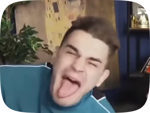 👅 Стикер «Блогеры» для Telegram
