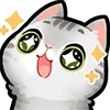 🤩 Эмодзи «💘 love cats - тяночки и котики» для Telegram