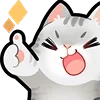 👍 Эмодзи «💘 love cats - тяночки и котики» для Telegram
