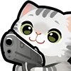 🔫 Эмодзи «💘 love cats - тяночки и котики» для Telegram