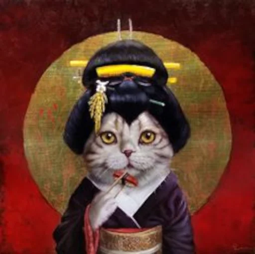 🍣 Стикер «Mr Mrs Miss Queen King» для Telegram