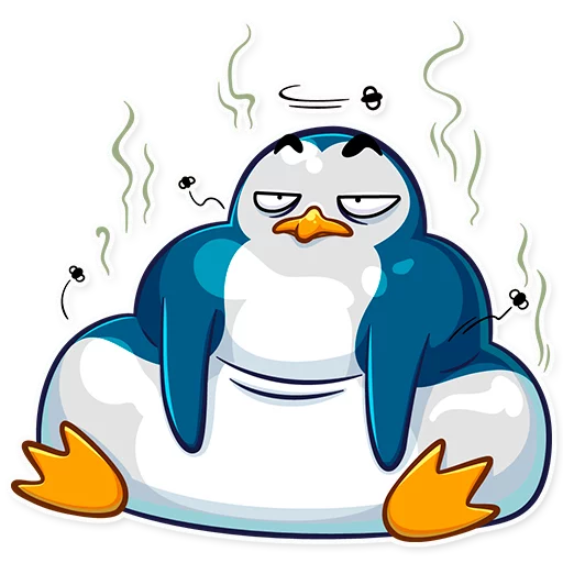 💩 Стикер «Mr Penguin» для Telegram