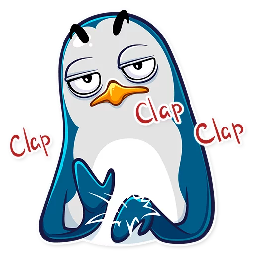 👏 Стикер «Mr Penguin» для Telegram