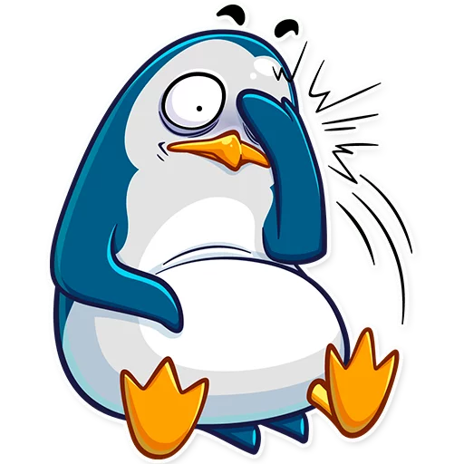 😩 Стикер «Mr Penguin» для Telegram