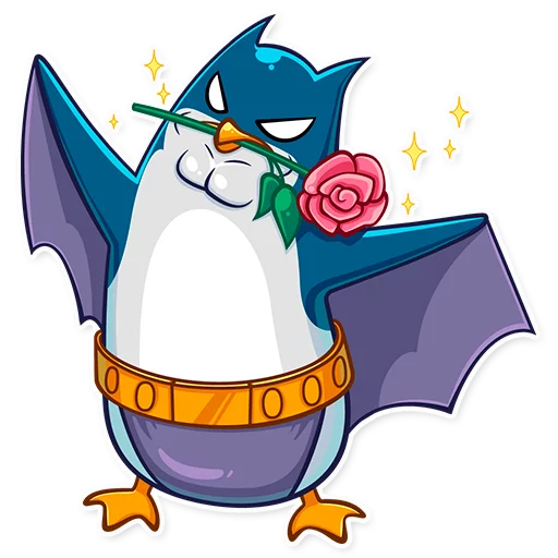 🌹 Стикер «Mr Penguin» для Telegram
