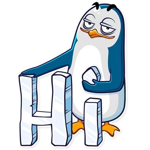 👋 Стикер «Mr Penguin» для Telegram