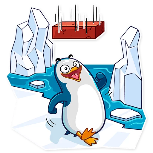 💥 Стикер «Mr Penguin» для Telegram