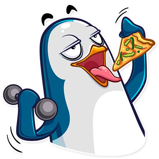 🏋 Стикер «Mr Penguin» для Telegram