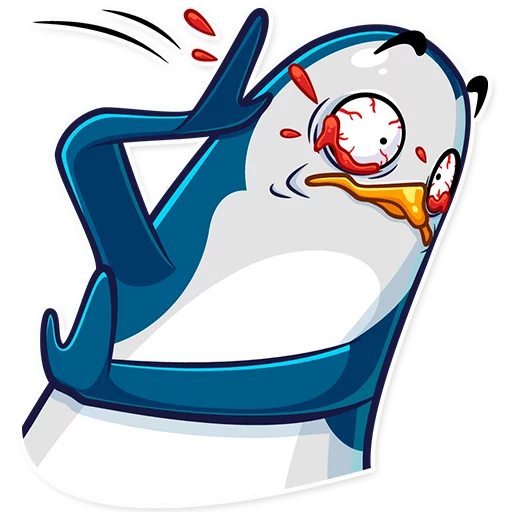 😰 Стикер «Mr Penguin» для Telegram