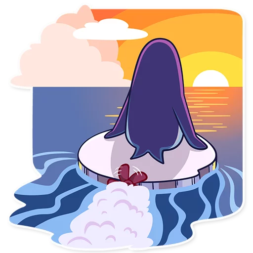 🌅 Стикер «Mr Penguin» для Telegram