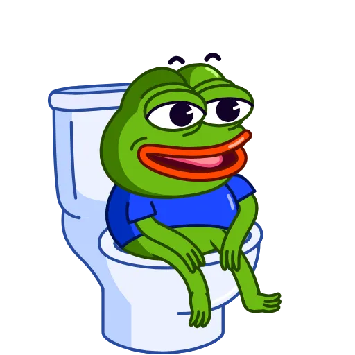 🚽 Эмодзи «😏 Mr. Pepe Emoji» для Telegram