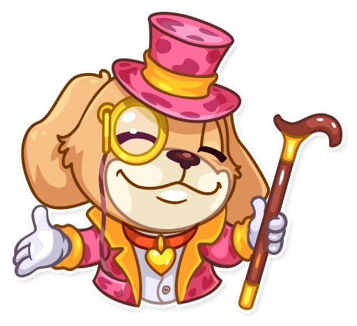 ☺️ Стикер «Mr. Pup» для Telegram