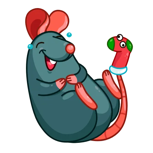 Стикерпак Mr Rat для Telegram — скачать