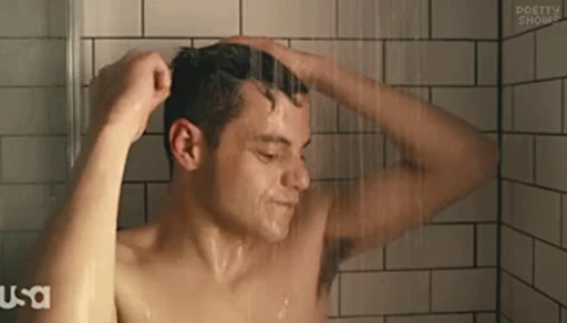 🚿 Стикер «Мистер робот / Рами Малек» для Telegram