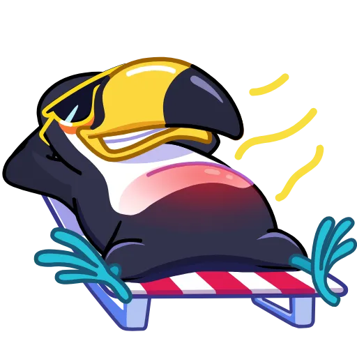 🏝 Стикер «Mr. Tuka» для Telegram