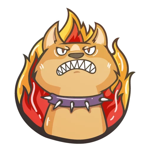 👿 Стикер «Crypto Doge» для Telegram