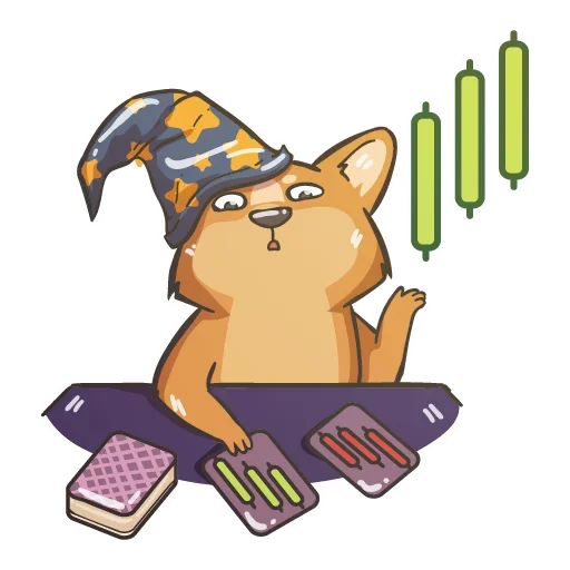 📈 Стикер «Crypto Doge» для Telegram