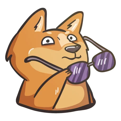 😎 Стикер «Crypto Doge» для Telegram
