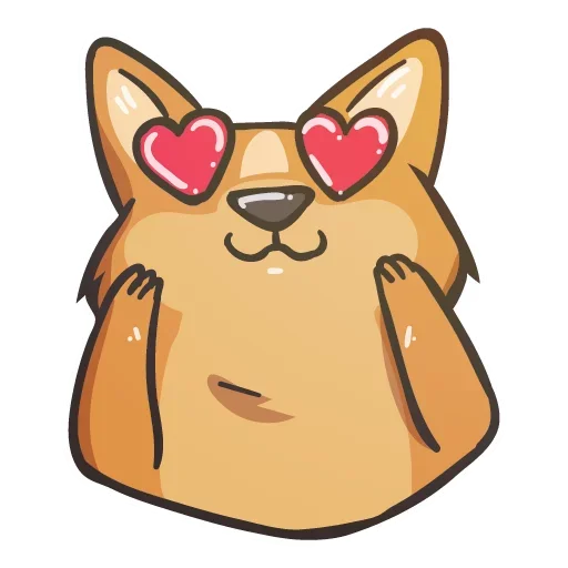 😍 Стикер «Crypto Doge» для Telegram