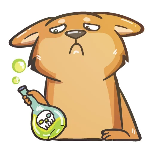 ☠️ Стикер «Crypto Doge» для Telegram