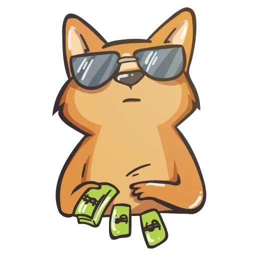 😎 Стикер «Crypto Doge» для Telegram