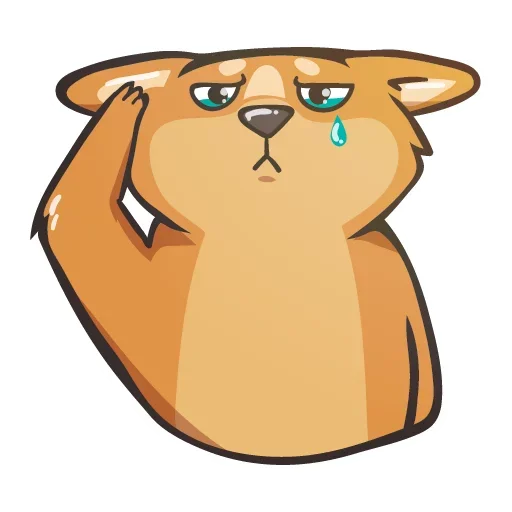 😥 Стикер «Crypto Doge» для Telegram