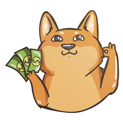 👌 Стикер «Crypto Doge» для Telegram