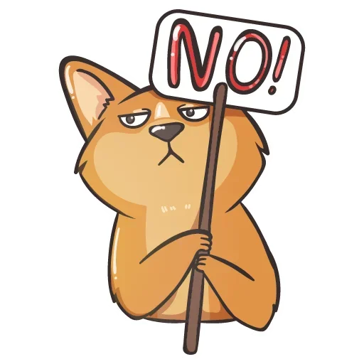 🙅‍♂️ Стикер «Crypto Doge» для Telegram