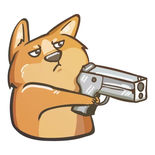 🔫 Стикер «Crypto Doge» для Telegram