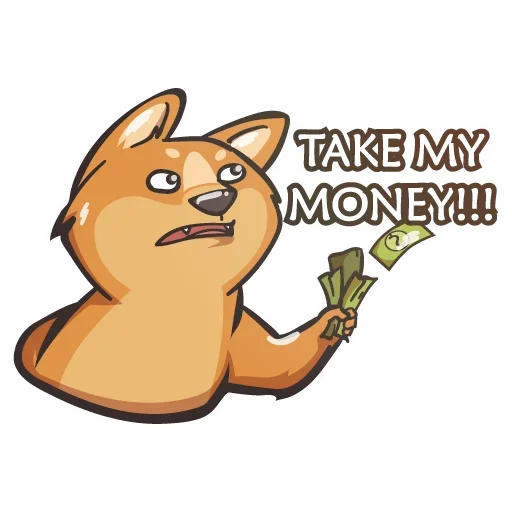 💵 Стикер «Crypto Doge» для Telegram