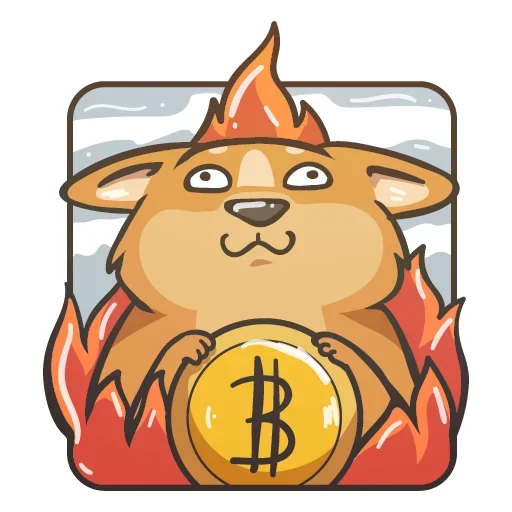 🔥 Стикер «Crypto Doge» для Telegram