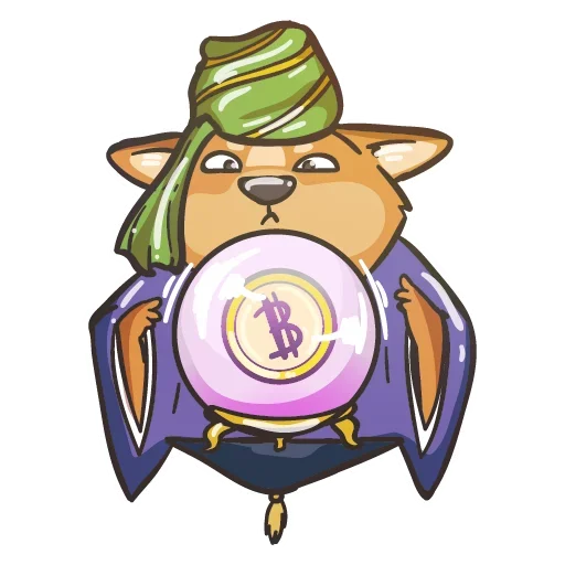🔮 Стикер «Crypto Doge» для Telegram