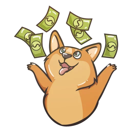 💸 Стикер «Crypto Doge» для Telegram