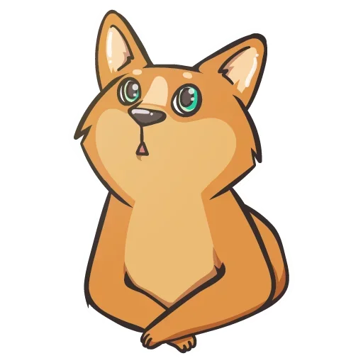 😮 Стикер «Crypto Doge» для Telegram