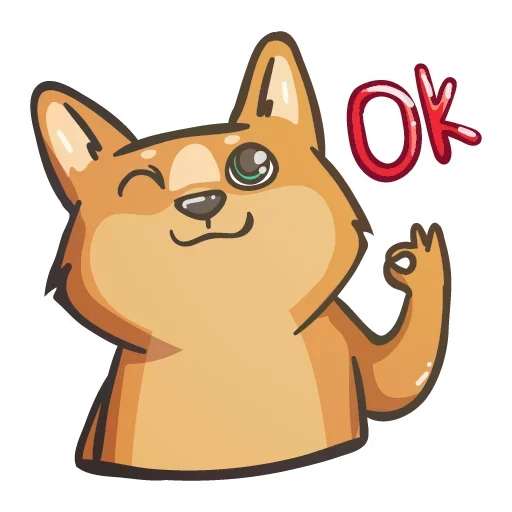 👌 Стикер «Crypto Doge» для Telegram